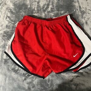 Nike Dri-FIT Red Sports Shorts
